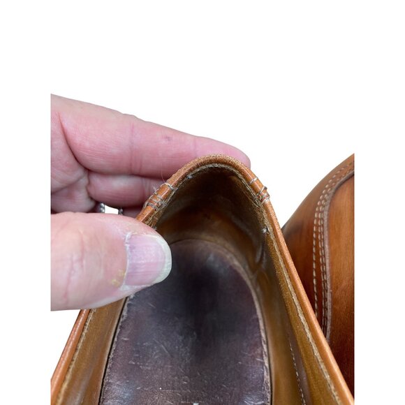 Allen Edmonds Brookwood mens brown leather cap toe oxford shoes sz 13A SKU 9635 main image 16
